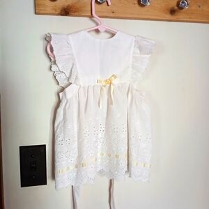 Vintage pinafore baby apron